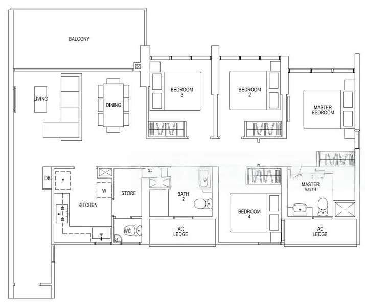 Room (Condo) for Rent in  Parc Riviera - Image 7