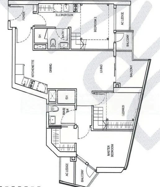 2 Bed Apartment (Condo) for Rent in  City Gate - Image 7