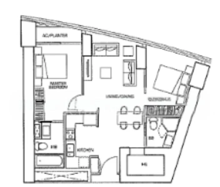 2 Bed Apartment (Condo) for Rent in The Sail @ Marina Bay - Image 11