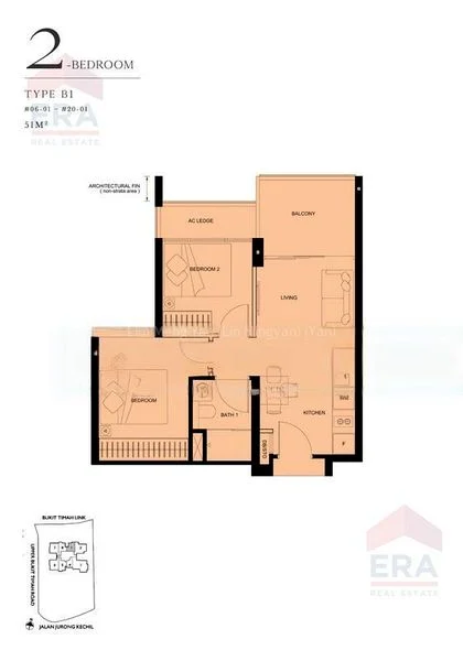 2 Bed Condo for Rent in The Linq @ Beauty World - Image 8