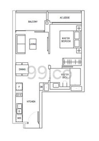 1 Bed Condo for Sale in  JadeScape - Image 13