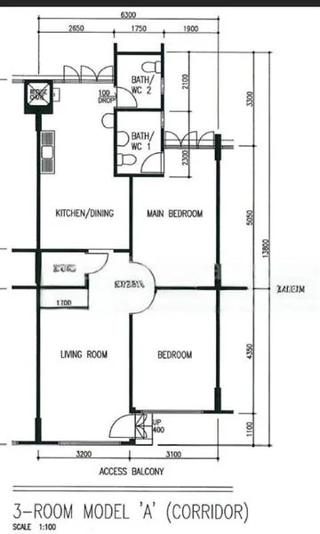 3 Room (3A) HDB for Rent in  806 Yishun Ring Road - Image 18