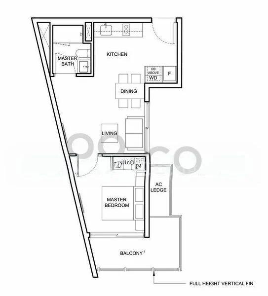 1 Bed Apartment (Condo) for Rent in  1953@Tessensohn - Image 9