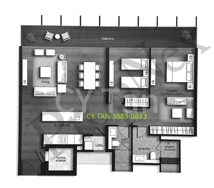 2 Bed Condo for Sale in  Hilltops - Image 11