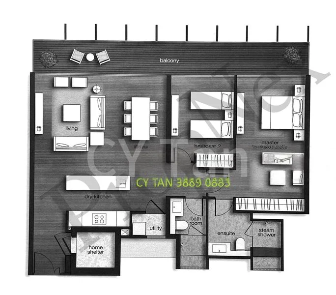 2 Bed Condo for Sale in  Hilltops - Image 12