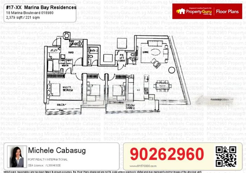 4 Bed Condo for Rent in  Marina Bay Residences - Image 10