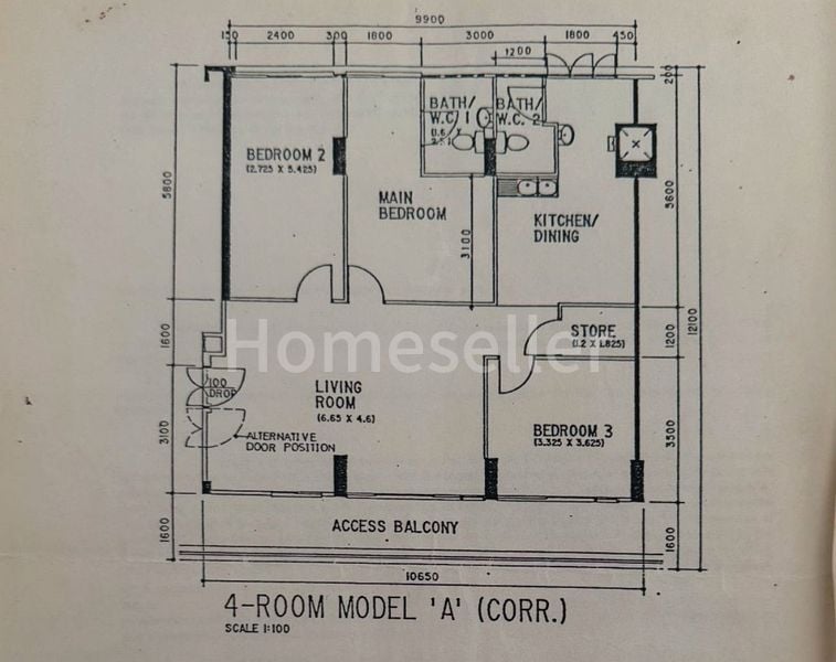4 Room (4A) HDB for Sale in 127 Pasir Ris Street 11 - Image 7