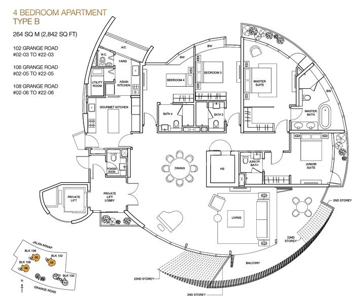 4+1 Bed Condo for Sale in  Cliveden At Grange - Image 29