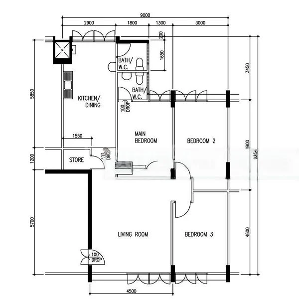 4 Room (4NG) HDB for Sale in  108 Woodlands Street 13 - Image 10