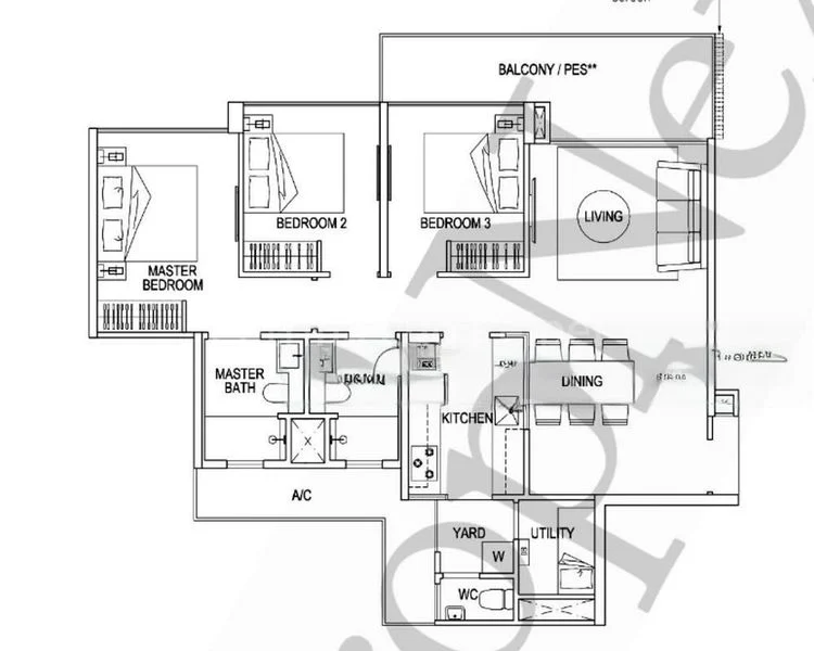 3 Bed Executive Condo for Sale in  Signature At Yishun - Image 7