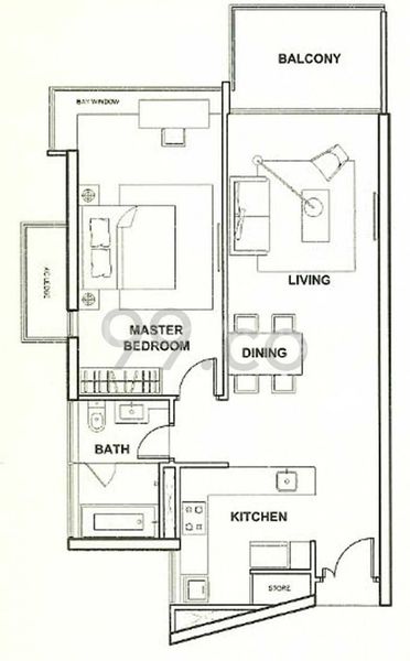 1 Bed (Condo) for Rent in The Rochester Residences - Image 15