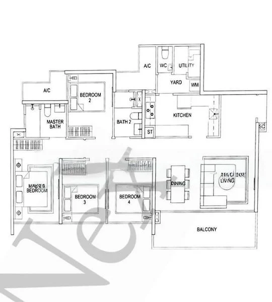 4 Bed Executive Condo for Sale in  Skypark Residences - Image 11