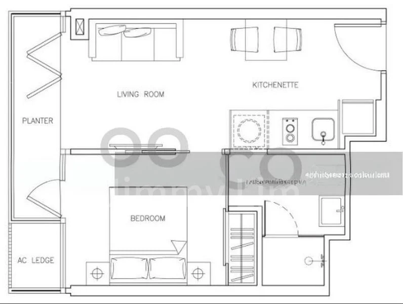 1 Bed Apartment (Condo) for Rent in  Vivace - Image 5