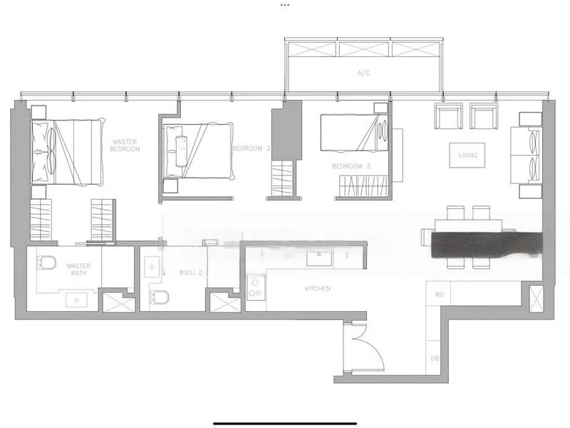 3 Bed Condo for Rent in Wallich Residence - Image 4