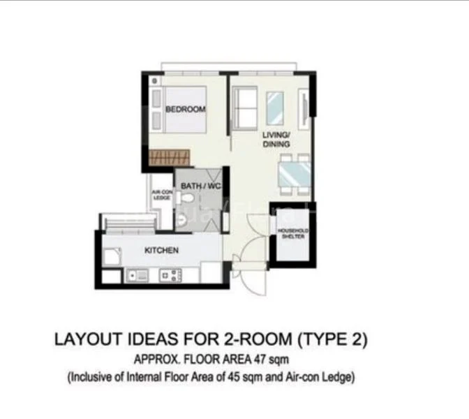 -1 Beds (HDB) for Rent in 439A Bukit Batok West Avenue 8 - Image 7