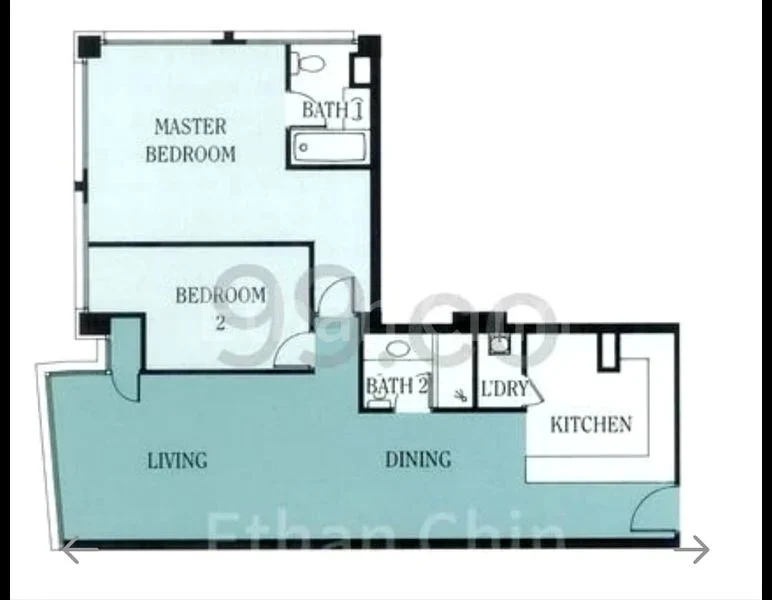 2 Bed Apartment (Condo) for Sale in  UE Square - Image 12