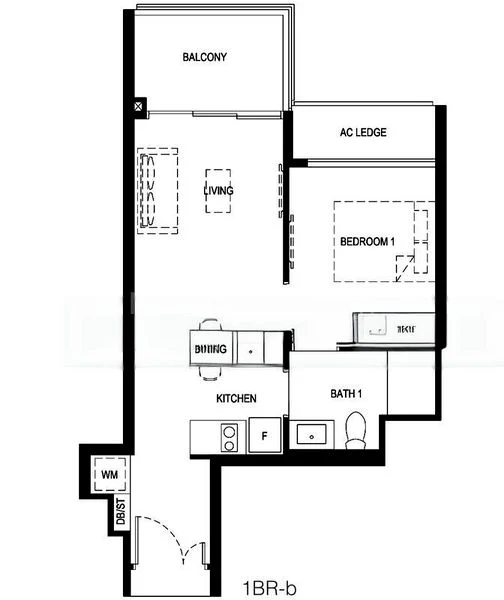 1 Bed Condo for Sale in  Normanton Park - Image 12