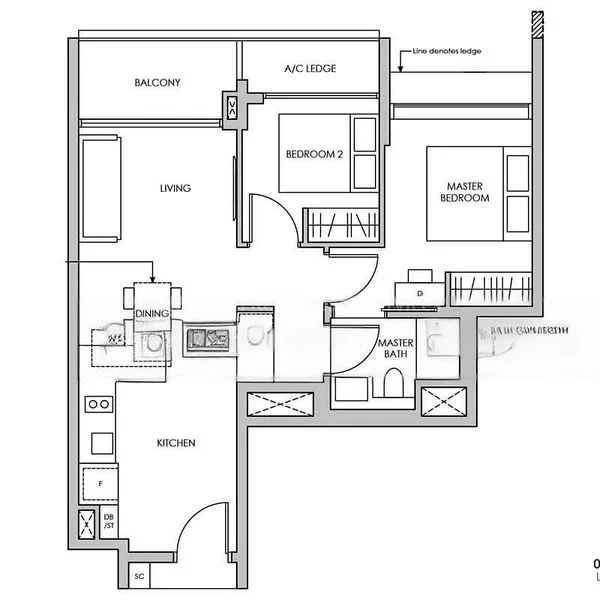2 Bed Condo for Rent in  Pasir Ris Drive 8 - Image 9