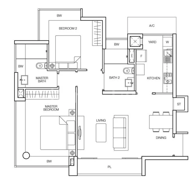 2 Bed Condo for Rent in  Caspian - Image 10