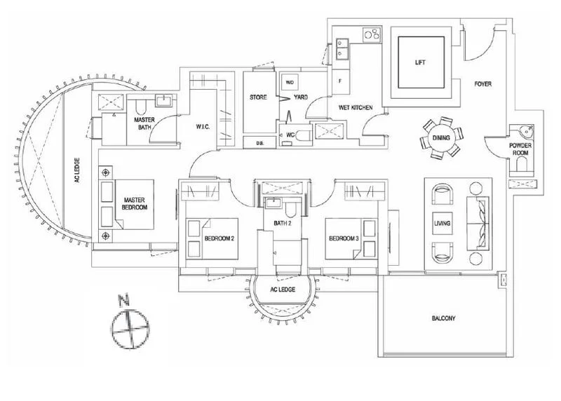 3+1 Bed Apartment (Condo) for Rent in  Klimt Cairnhill - Image 18