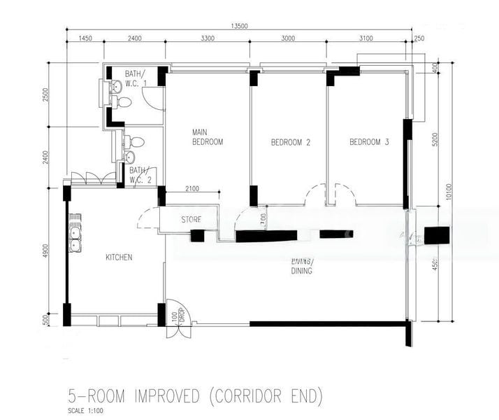 5 Room (5I) HDB for Rent in  188 Pasir Ris Street 12 - Image 11