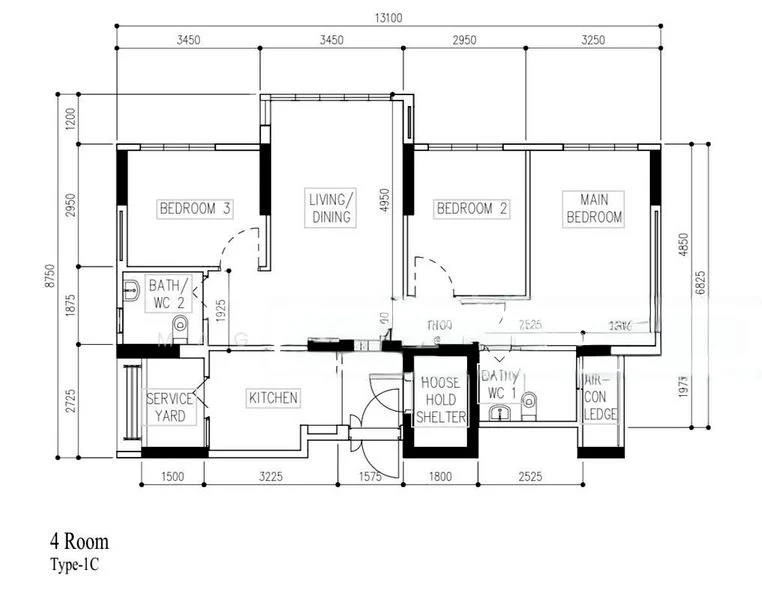 4 Room (4A) HDB for Sale in  102A Bidadari Park Drive - Image 11