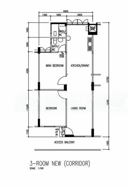 3 Room (3A) HDB for Rent in  516 Jurong West Street 52 - Image 15