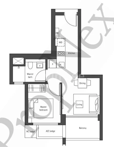 1 Bed Condo for Rent in  Principal Garden - Image 9