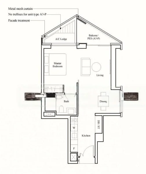 1 Bed Condo for Sale in  The Reef At King's Dock - Image 6