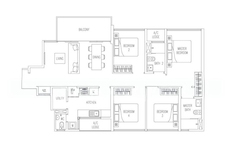 4 Bed Executive Condo for Rent in  Twin Fountains - Image 18