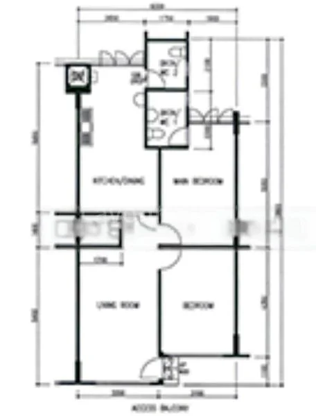 3 Room (3A) HDB for Rent in  306 Jurong East Street 32 - Image 15