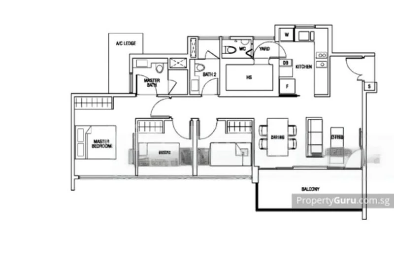 3 Bed Condo for Rent in  The Scala - Image 8