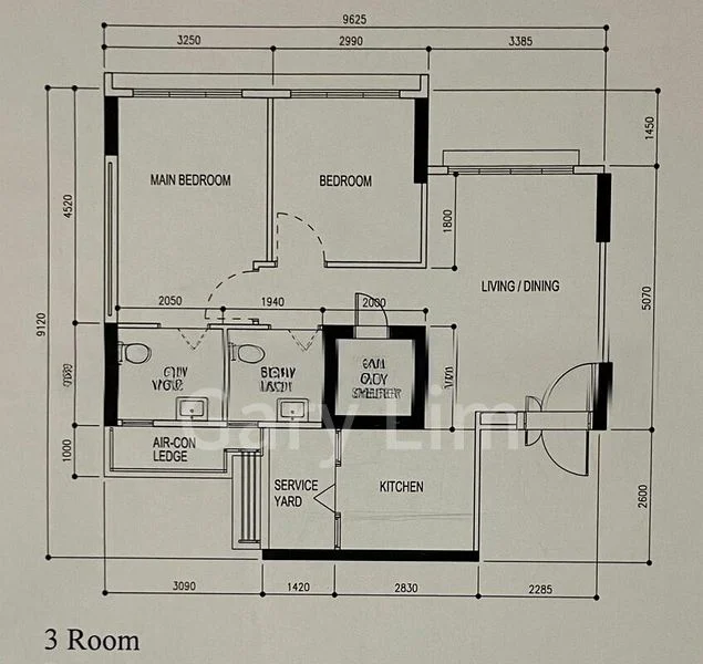 3 Room (3A) HDB for Sale in  994A Buangkok Link - Image 7