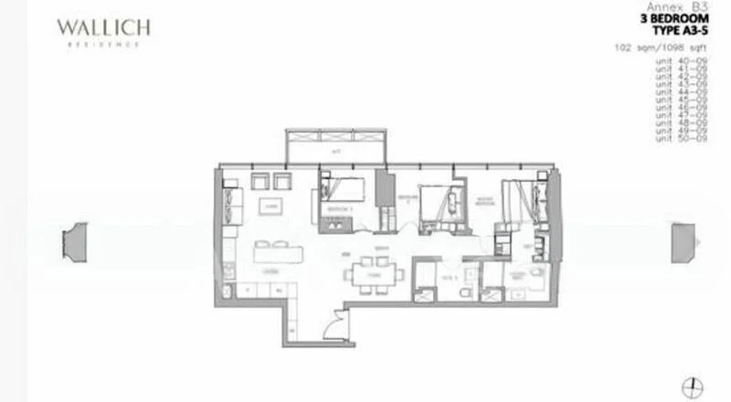 2 Bed Condo for Rent in  Guoco Tower - Image 4