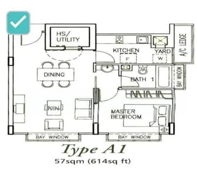 1+1 Bed Condo for Rent in  Amaninda - Image 10