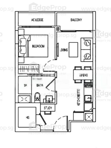 1 Bed Condo for Sale in  Parc Rosewood - Image 8