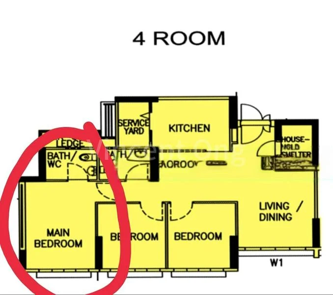 Master Room (HDB) for Rent in 185C Woodlands Street 13 - Image 4