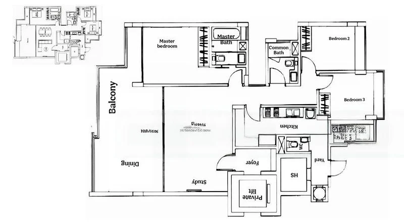 3 Bed Apartment (Condo) for Sale in  The Beverly - Image 6