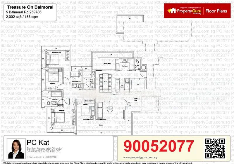 4 Bed Apartment (Condo) for Rent in  Treasure On Balmoral - Image 10