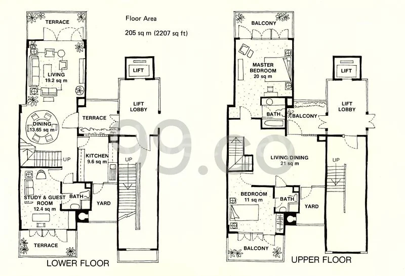 4+1 Bed Condo for Rent in  The Dairy Farm - Image 22