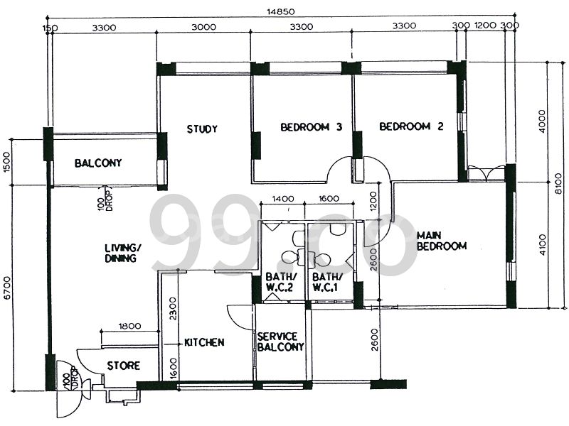 5 Room (5I) HDB for Rent in 767 Choa Chu Kang Street 54 - Image 9