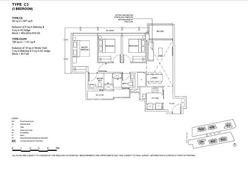 3 Bed Apartment (Condo) for Sale in The Continuum - Image 11