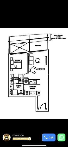 1 Bed Apartment (Condo) for Rent in  Marina One Residences - Image 5