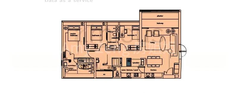 3 Bed Condo for Rent in  OUE Twin Peaks - Image 20