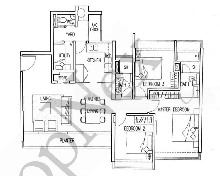 3 Bed Apartment (Condo) for Sale in Cairnhill Residences - Image 8