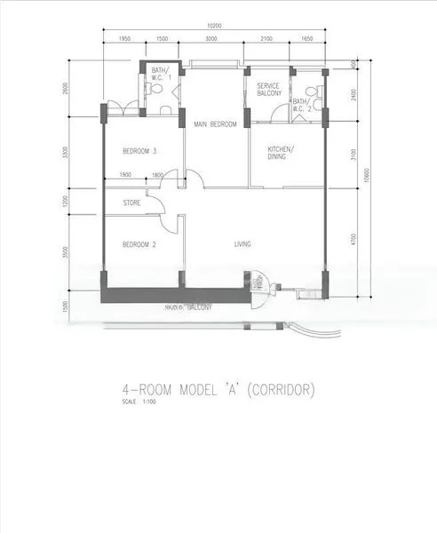 4 Room (4A) HDB for Sale in  508 Serangoon North Avenue 4 - Image 6