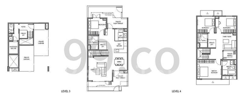 4 Bed Apartment (Condo) for Rent in  Parksuites - Image 8
