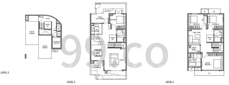 4 Bed Apartment (Condo) for Rent in  Parksuites - Image 7