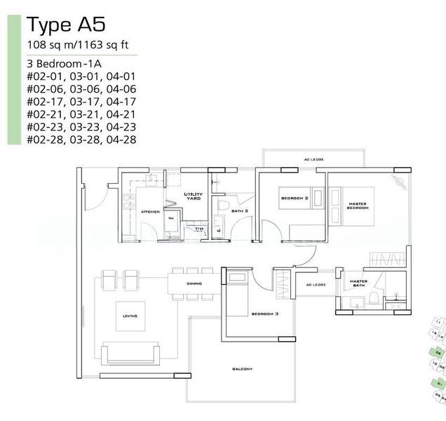 3 Bed Apartment (Condo) for Rent in  Bliss @ Kovan - Image 6