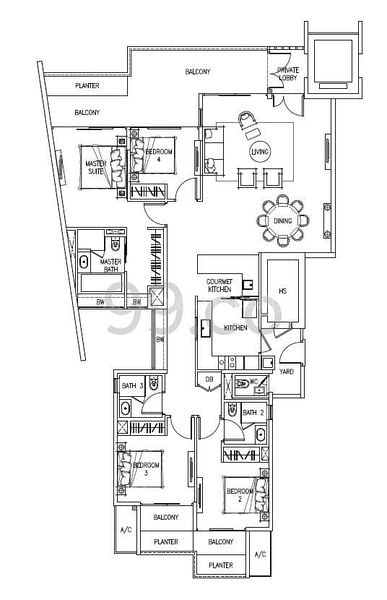 4+1 Bed Condo for Sale in  The Residences At W Singapore Sentosa Cove - Image 8